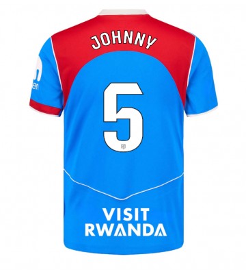 Atletico Madrid Johnny Cardoso #5 Tredjetrøje 2025-26 Kortærmet